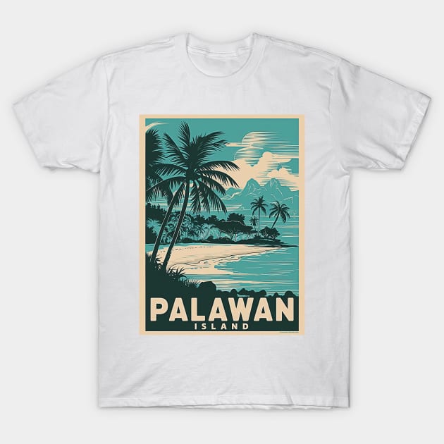 Palawan Island Philippines T-Shirt by likbatonboot